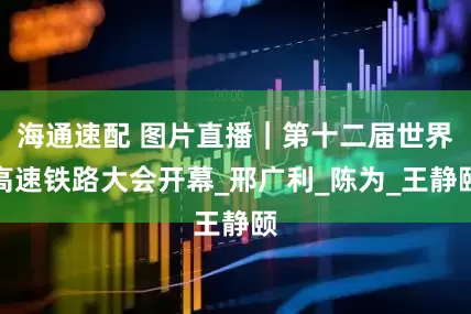 海通速配 图片直播｜第十二届世界高速铁路大会开幕_邢广利_陈为_王静颐