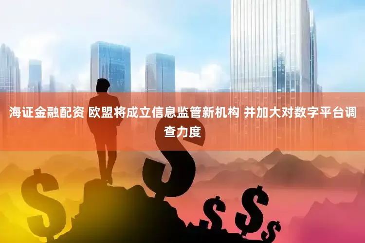 海证金融配资 欧盟将成立信息监管新机构 并加大对数字平台调查力度